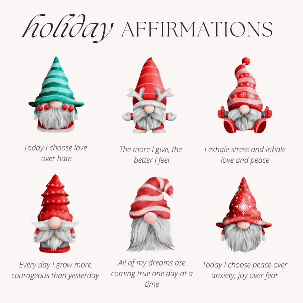 HAPPY GNOME AFFIRMATIONS NOT FOR SALE